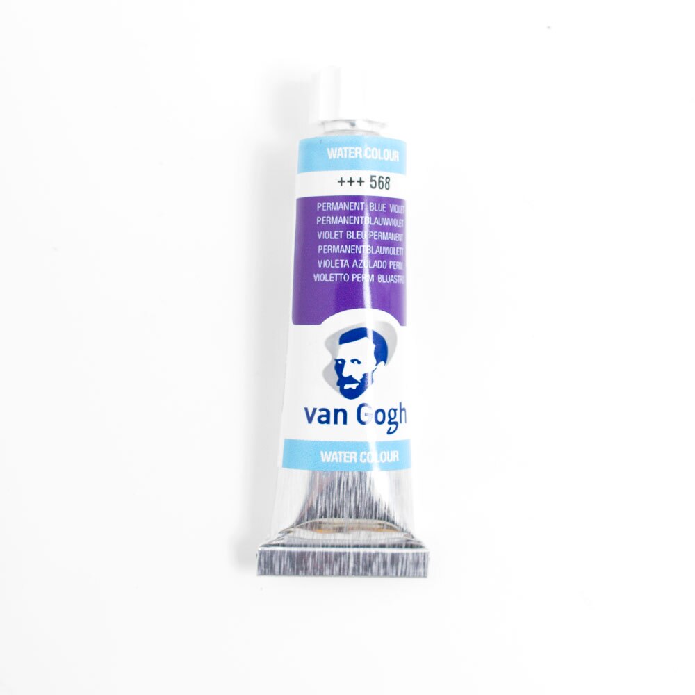 Van Gogh, Watercolor, Art & School, Royal Talens, 10ml, 156550, +++ 568, Permanent Blue Violet